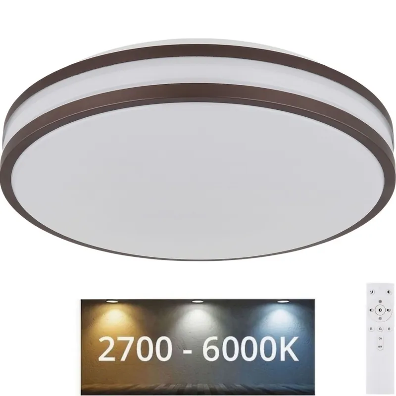 Levný Globo - LED RGBW Stmívatelné stropní svítidlo LED/18W/230V 2700-6000K + dálkové ovládání