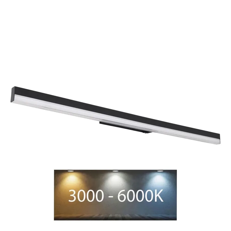 Globo - LED Nástěnné svítidlo LED/18W/230V 3000/6000K 80 cm černá Vysoce Kvalitní