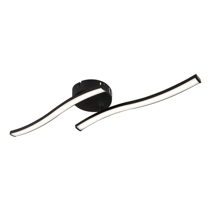 Nízká Cena Globo - LED Přisazený lustr LED/12W/230V 3000K černá
