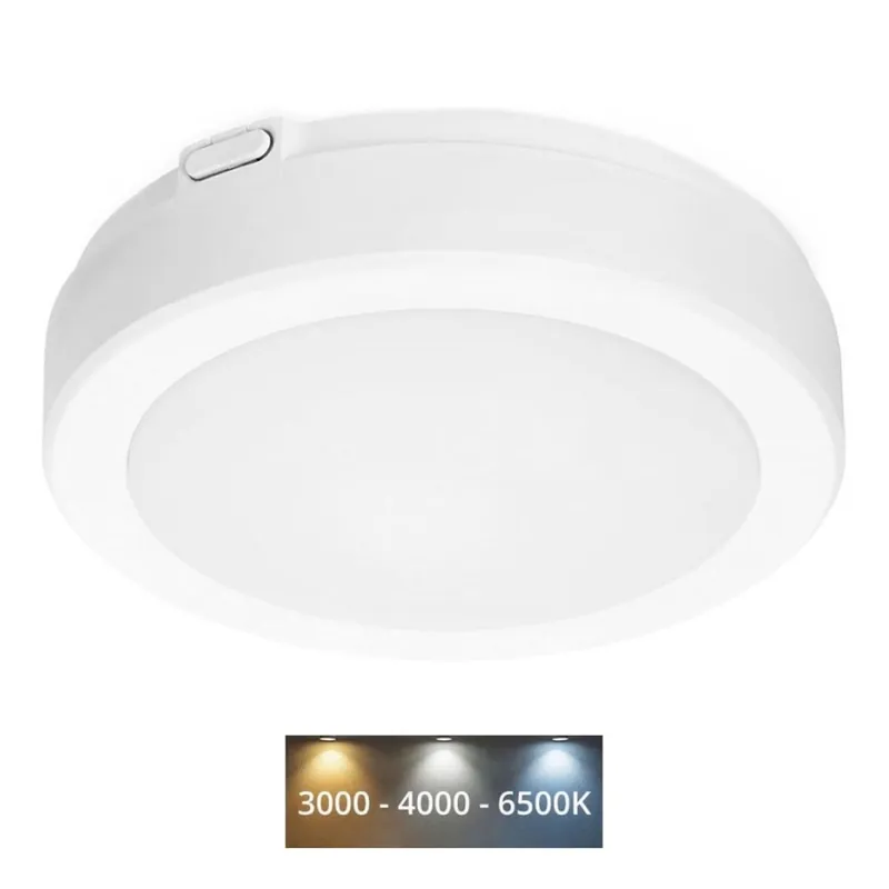 LED Koupelnové stropní svítidlo NAIROS LED/12W/230V 3000/4000/6500K IP65 pr. 20 cm bílá Pouze Dnes