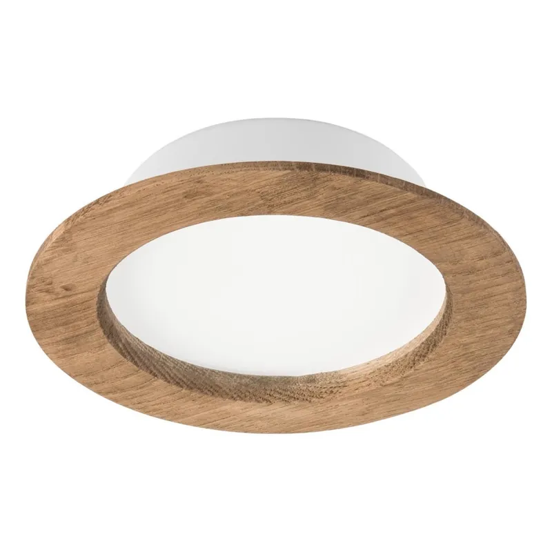 Bezpečná Platba LED Podhledové svítidlo WOODY SPOT LED/12,5W/230V 3000K ořech pr. 16 cm