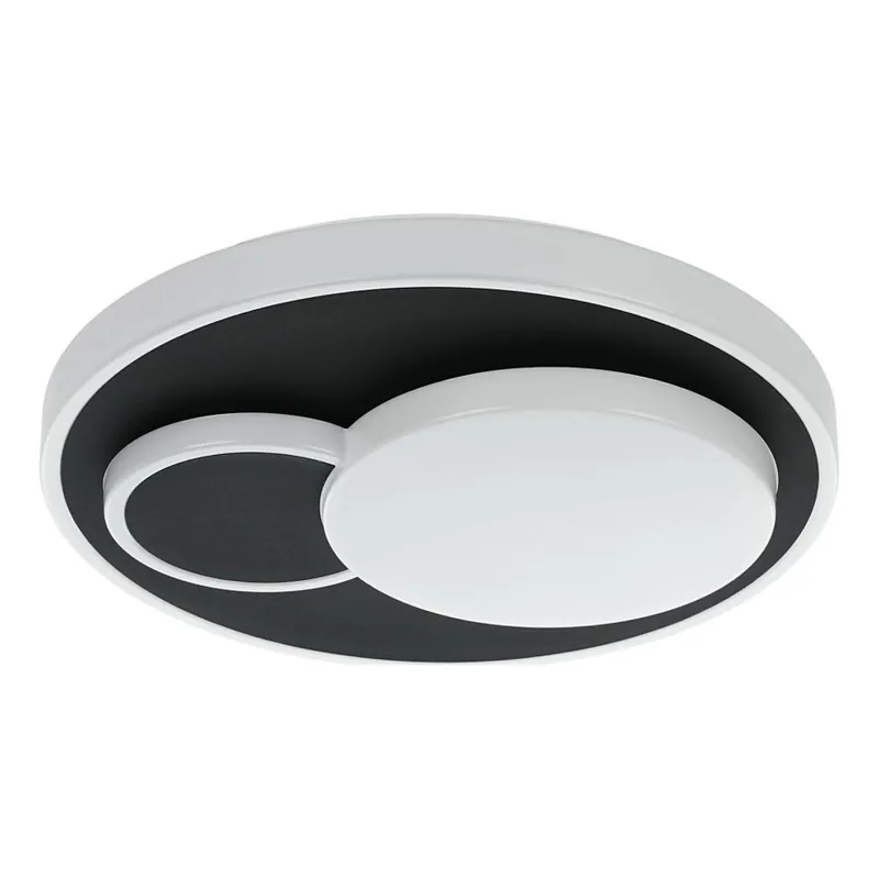 Originální Eglo 75665 - LED Stropní svítidlo LEPRESO LED/19,5W/230V pr. 38,5 cm černá