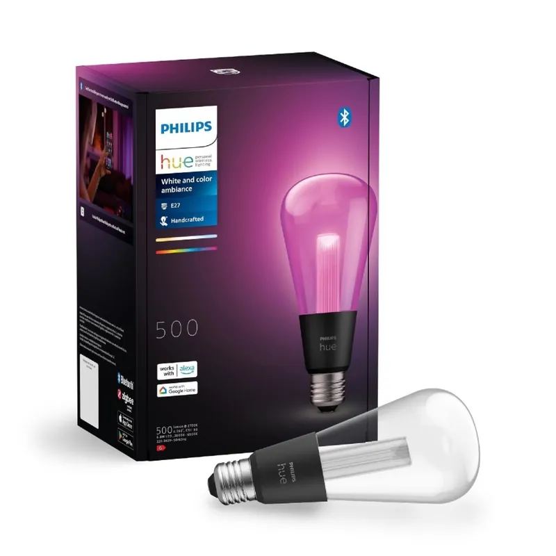 LED RGBW Stmívatelná žárovka Philips Hue White And Color Ambiance E27/6,8W/230V 2000-6500K Pouze Dnes