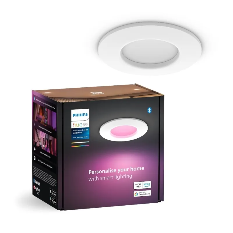 Objednat Nyní Philips - LED RGBW Stmívatelné koupelnové podhledové svítidlo Hue SLIM LED/8,3W/230V 2000-6500K IP44 bílá