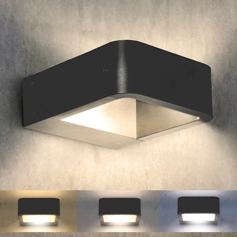 Vrácení Zdarma Brilagi - LED Venkovní nástěnné svítidlo BARI LED/7W/230V 3000/4000/6000K antracit IP54