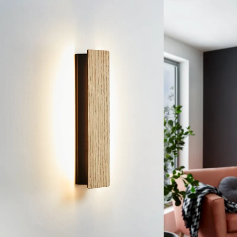 Eglo - LED Nástěnné svítidlo LED/12W/230V 3000K hnědá Levný