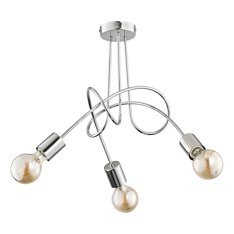 Přisazený lustr TANGO 3xE27/15W/230V lesklý chrom Expresní Doručení