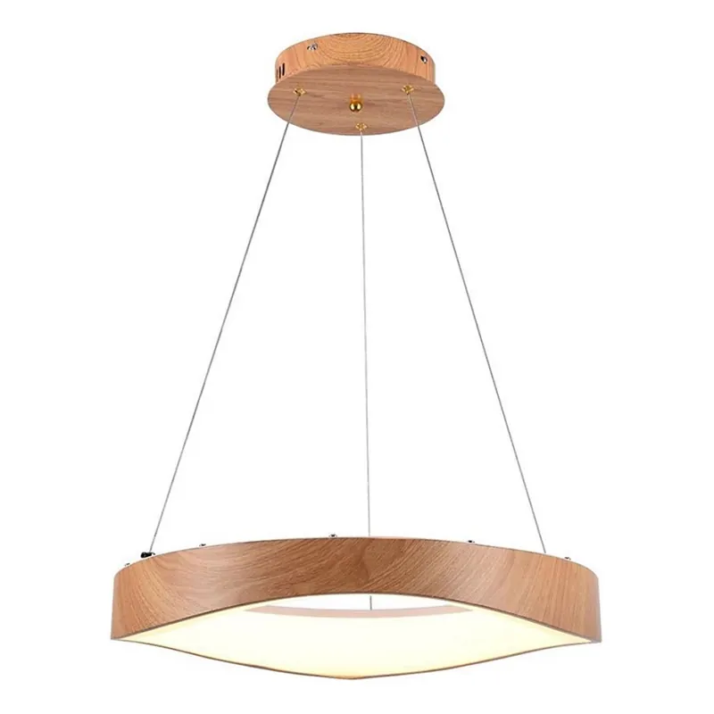 Cenová Bomba LED Lustr na lanku LED/25W/230V 3000K pr. 50 cm hnědá