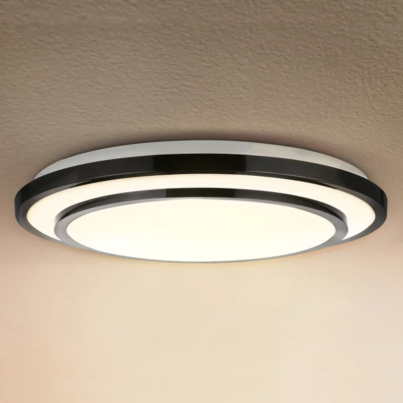 Brilagi - LED Stmívatelné stropní svítidlo LUCIANO LED/48W/230V 3000-6500K pr. 39 cm černá + dálkové ovládání Ověřený