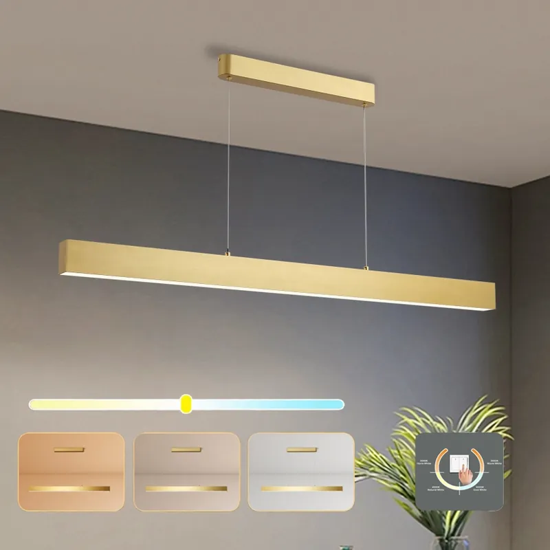 Brilagi - LED Lustr na lanku SLEEKLINE LED/40W/230V 3000/4500/6000K zlatá Víkendová Akce