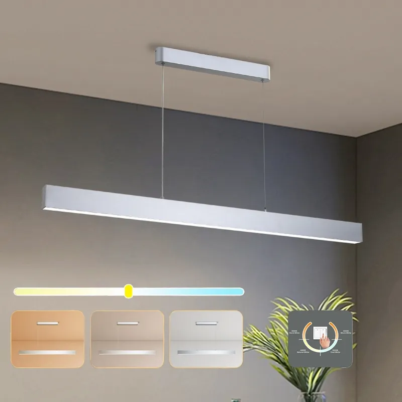 Brilagi - LED Lustr na lanku SLEEKLINE LED/40W/230V 3000/4500/6000K stříbrná Autentický
