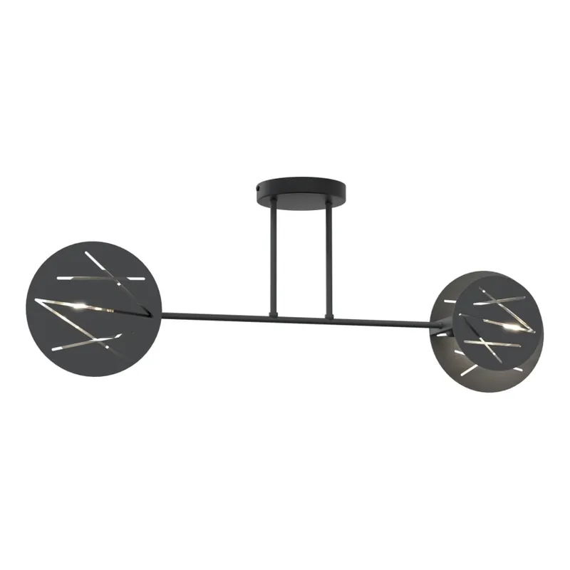 Lustr na tyči FRICK 2xE27/15W/230V černá Odeslání Ihned