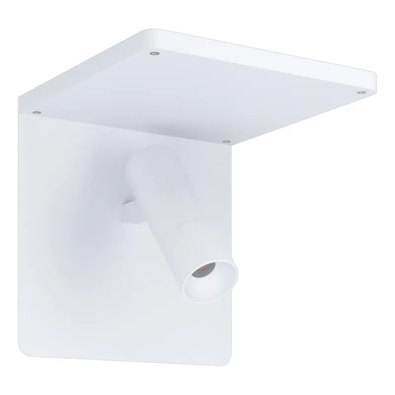 Značkový Eglo 67562 - LED Nástěnné svítidlo s policí CIGLIE LED/8,1W/230V bílá
