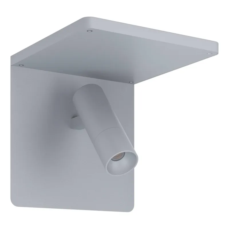 Eglo 67564 - LED Nástěnné svítidlo s policí CIGLIE LED/8,1W/230V šedá Přímo Od Výrobce