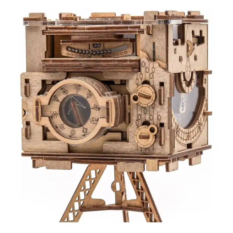 iDventure - Dřevěný hlavolam Úniková místnost Sherlock‘s Camera Vysoce Kvalitní