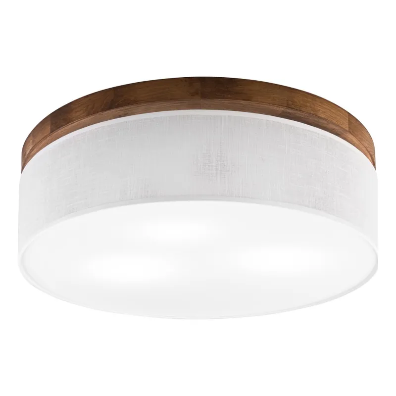 Brilagi - LED Stropní svítidlo BELLADONNA 3xE27/15W/230V pr. 50 cm bílá/dub třešeň Výhodná Nabídka