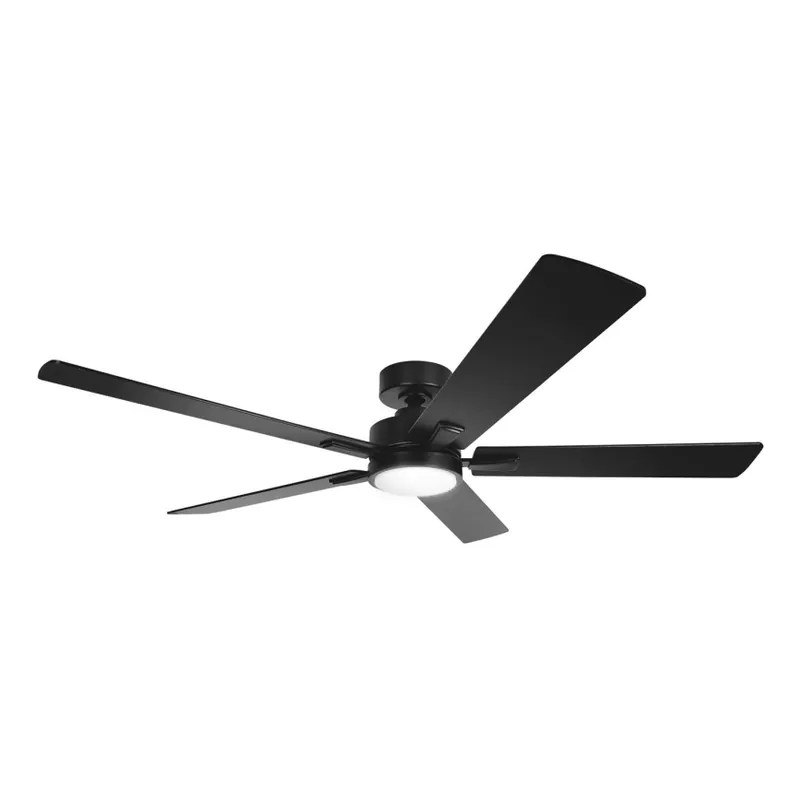 Akce Aigostar - LED Stmívatelný stropní ventilátor LED/20W/230V 2700-6500K 132cm černá + dálkové ovládání