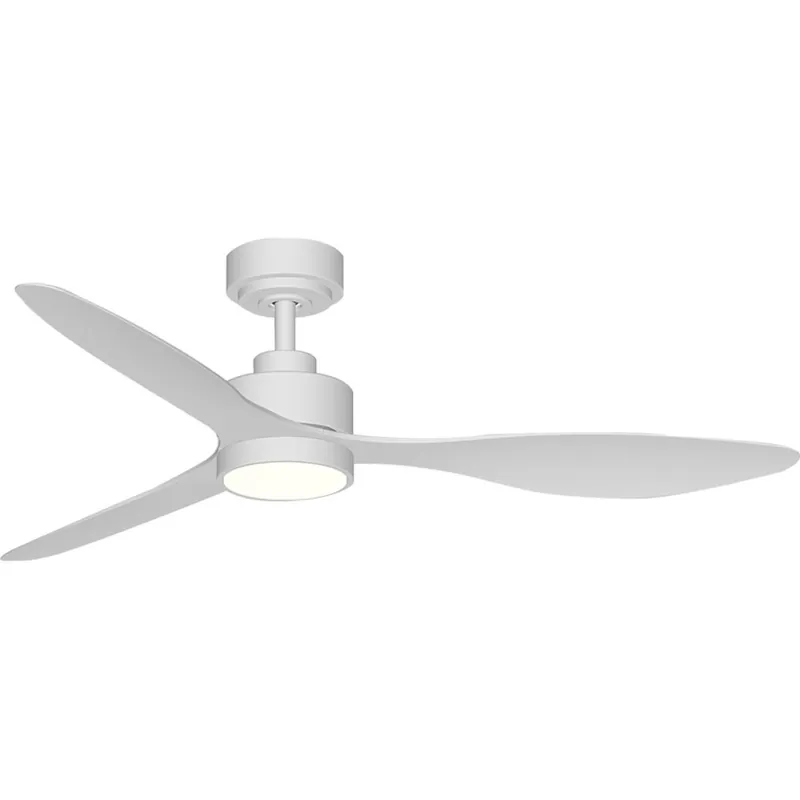 Přímo Od Výrobce Aigostar - LED Stmívatelný stropní ventilátor LED/20W/230V 2700-6500K 132cm bílá + dálkové ovládání