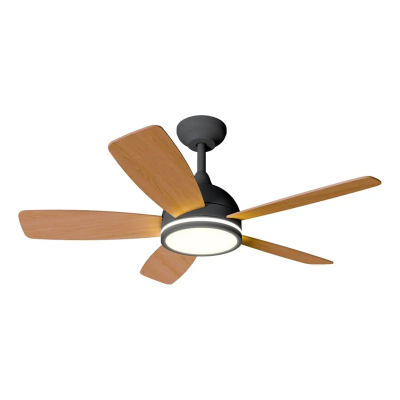 Aigostar - LED Stmívatelný stropní ventilátor LED/20W/230V 2700-6500K 132cm béžová + dálkové ovládání Akční Cena
