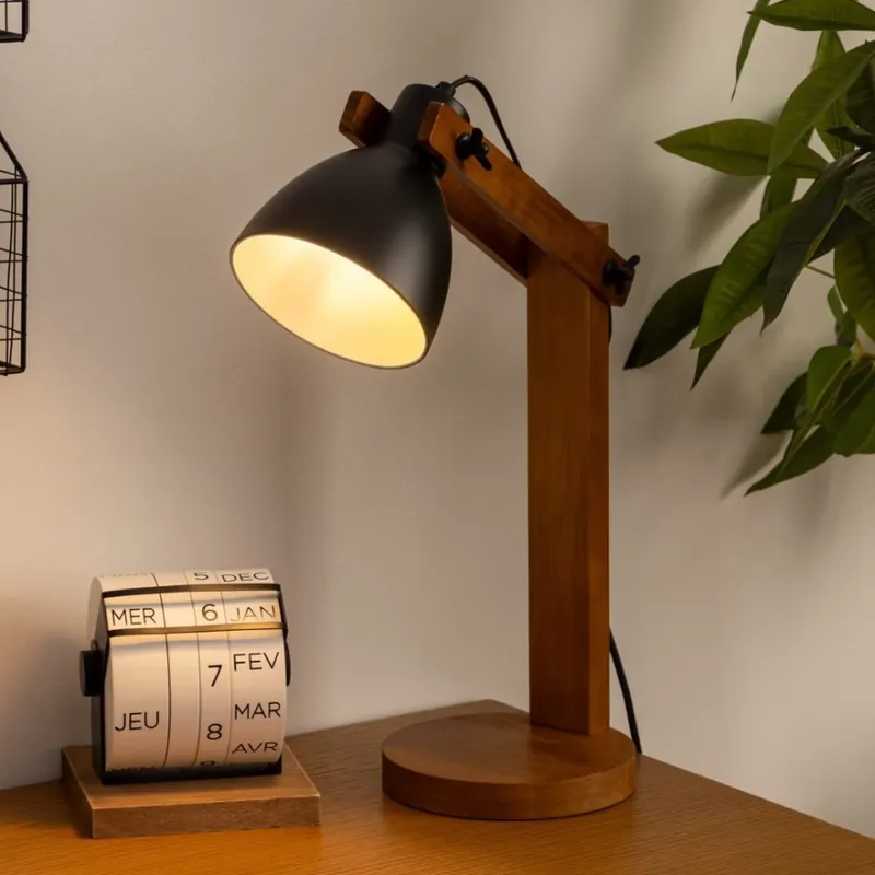 Atmosphera - Stolní lampa KUBA 1xE14/25W/230V borovice Nejlepší Cena