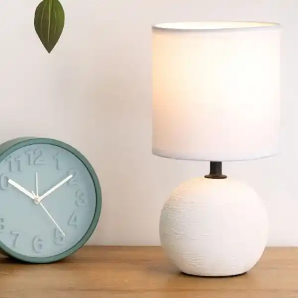 Atmosphera - Stolní lampa TIMÉO 1xE14/60W/230V bílá Nejlepší Volba