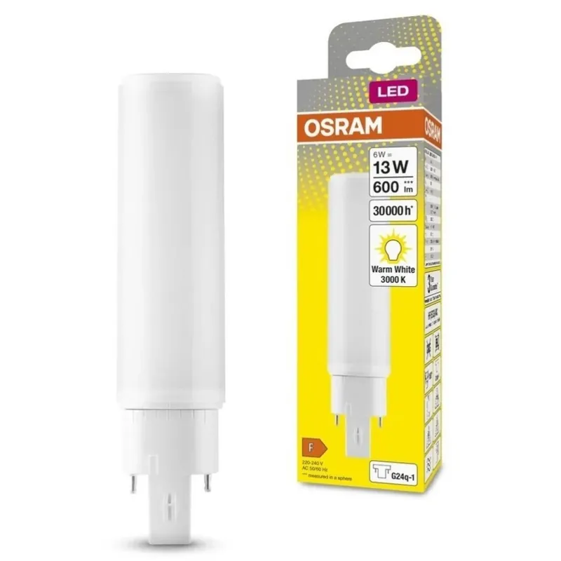 Přímo Od Výrobce LED Žárovka G24q-1/6W/230V 3000K - Osram