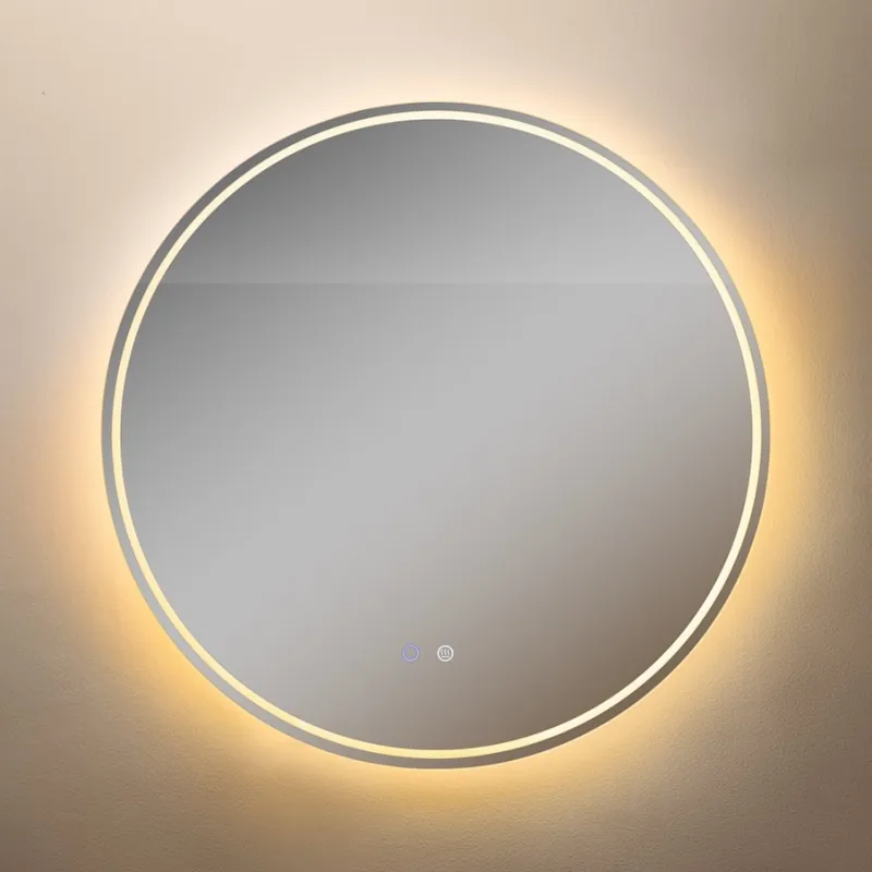 Zuma Line - LED Koupelnové vyhřívané nástěnné zrcadlo s podsvícením LED/24W/230V 3000/4000/6000K pr. 80 cm IP44 Omezená Nabídka