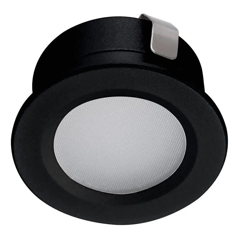 Nízká Cena LED Venkovní podhledové svítidlo IMBER LED/1W/12V 6500K pr. 3 cm 30 lm IP65 černá