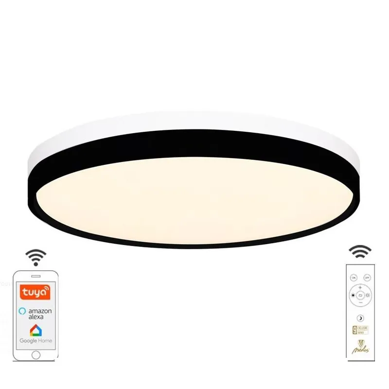 Akce LED Stmívatelné stropní svítidlo LED/48W/230V 2700-6500K Wi-Fi Tuya + dálkové ovládání