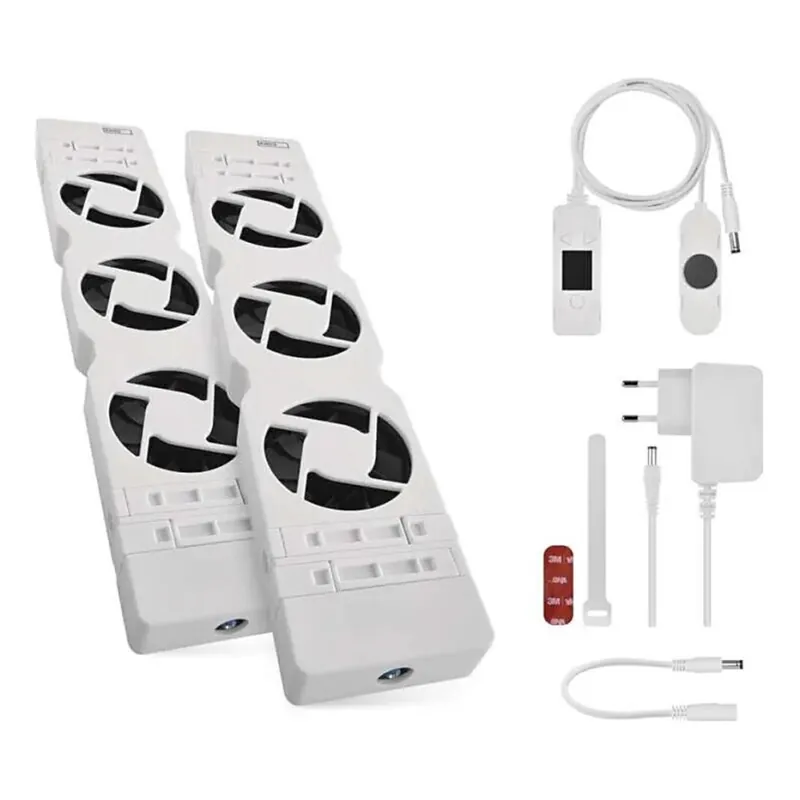 Akční Cena SADA 2x Ventilátor pod topení 5/230V bílá