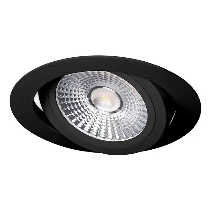 LED Podhledové svítidlo LED/6W/230V 3000K pr. 8,5 cm černá Finální Výprodej