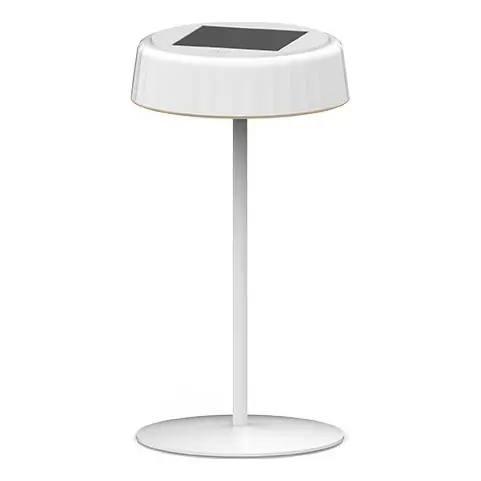 Aktuální LED Stmívatelná solární nabíjecí stolní lampa VIVIEN LED/3W/5V 2700K 1600 mAh IP54 bílá