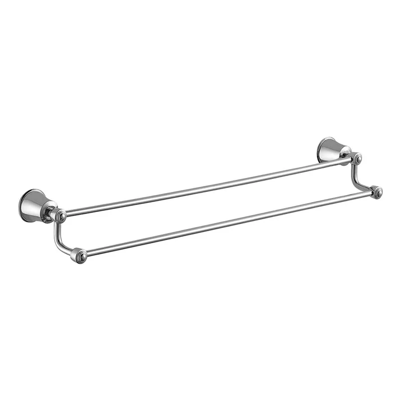 Bezpečná Platba OMNIRES AL53226CR - Nástěnný věšák na ručníky ART LINE 65 cm lesklý chrom