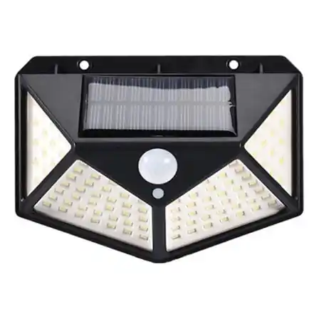 Přímo Od Výrobce LED Solární nástěnné svítidlo se senzorem LED/1W/3,7V 6500K IP44 1200 mAh