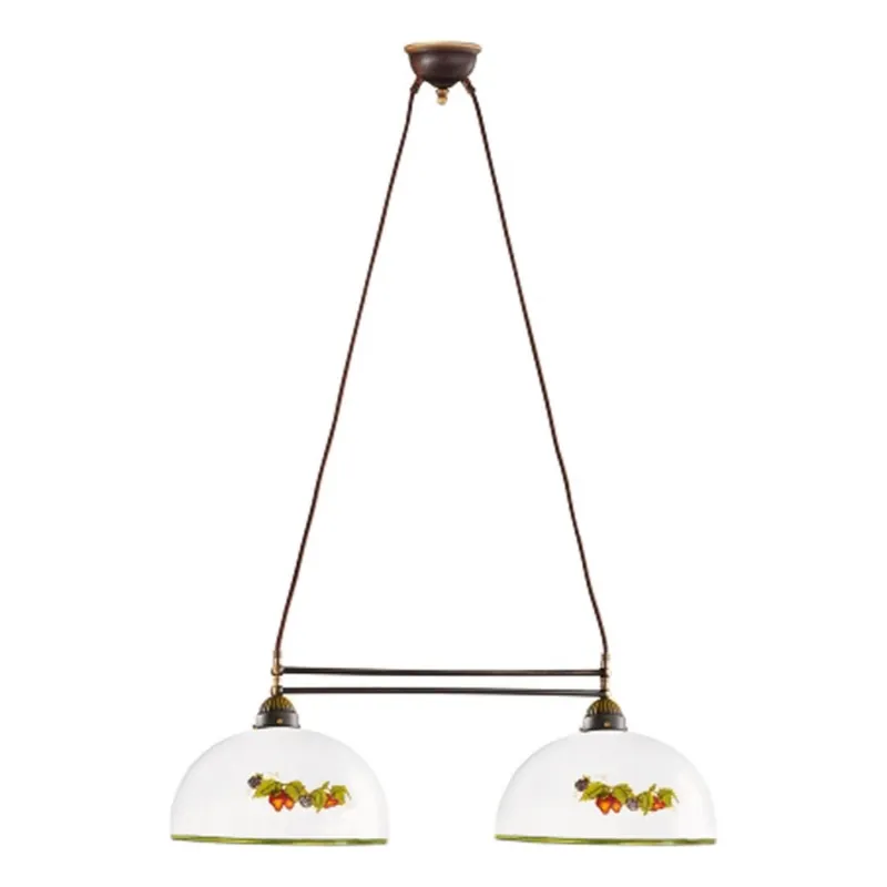 Oblíbený Kolarz 731.82.136 - Lustr na lanku NONNA 2xE27/75W/230V víno/jahody