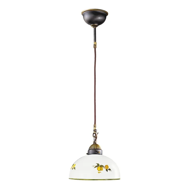 Kup Teď Kolarz 731.30.129 - Lustr na lanku NONNA 1xE27/75W/230V pr. 30 cm citrony
