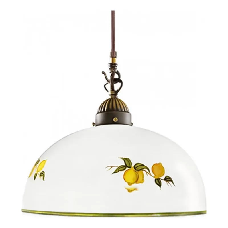 Dokud Zásoby Vydrží Kolarz 731.30.126 - Lustr na lanku NONNA 1xE27/75W/230V pr. 20 cm citrony