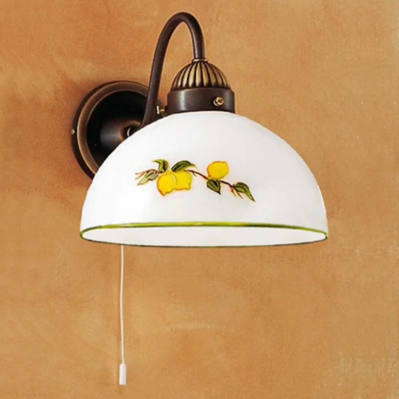 Rychlé Dodání Kolarz 731.61.126 - Nástěnná lampa NONNA 1xE27/75W/230V citrony