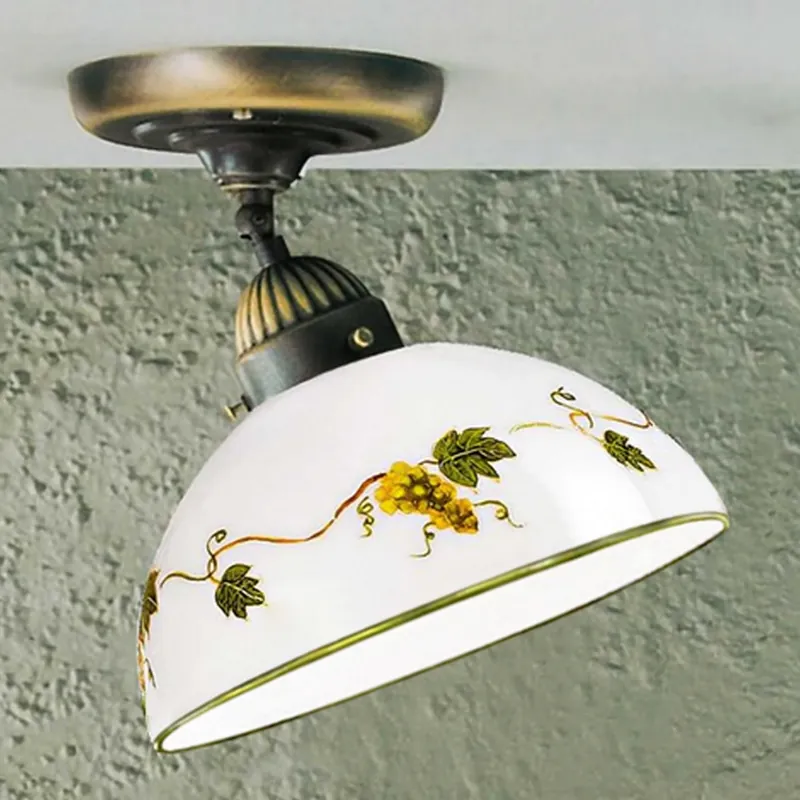 Kolarz 731.10.122 - Přisazený lustr NONNA 1xE27/75W/230V pr. 20 cm víno Nová Kolekce