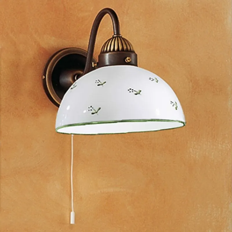 Kolarz 731.61.20 - Nástěnná lampa NONNA 1xE27/75W/230V zelená Aktuální