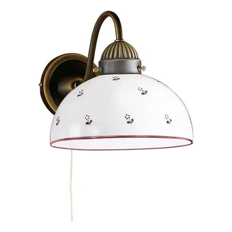 Kolarz 731.61.69 - Nástěnná lampa NONNA 1xE27/75W/230V červená Akční Nabídka