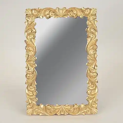 Nástěnné zrcadlo 31,3x21 cm zlatá Akční Nabídka