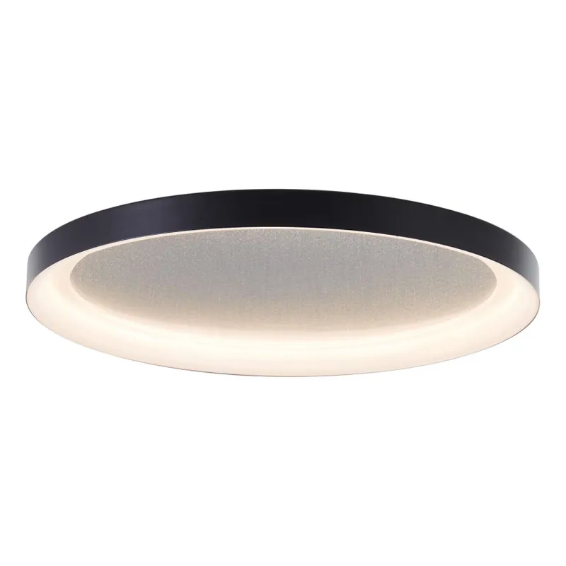 Časově Omezené Brilliant - LED Stmívatelné stropní svítidlo QUITO LED/30W/230V 3000K pr. 42 cm černá