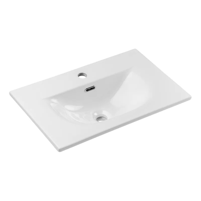 Rychlé Dodání COMAD SKY 3 60CM DP ( E-8099-3-60 ) - Zápustné umyvadlo SKY 61x40 cm keramika/matná bílá