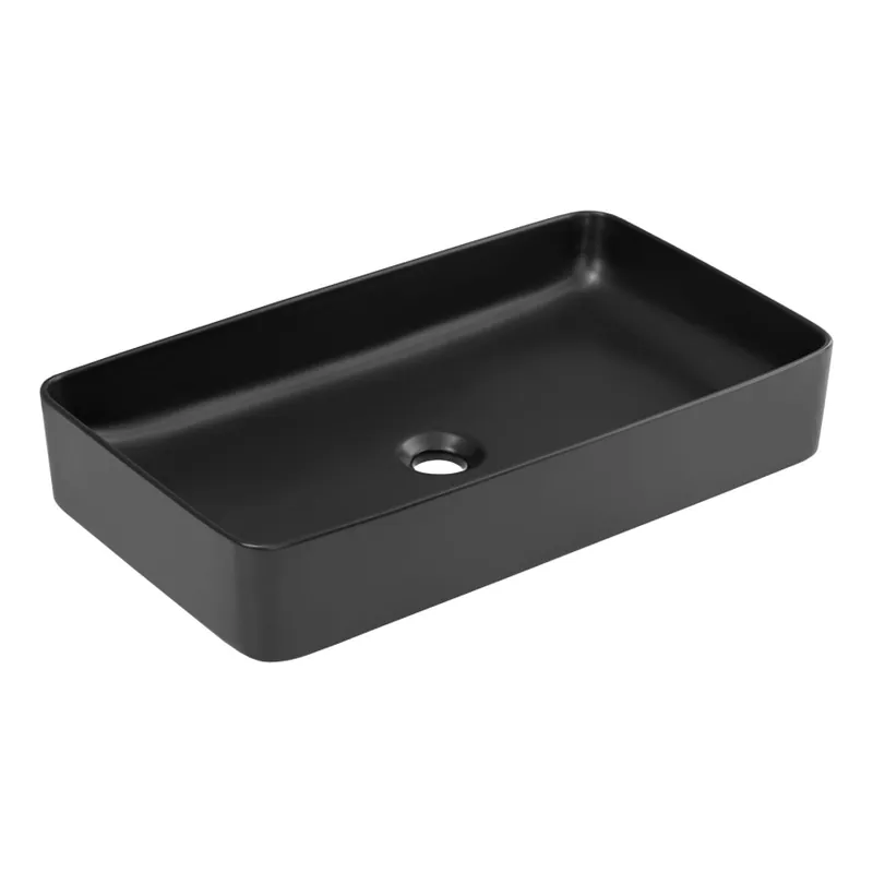 COMAD UM-6275 SLIM 60 BLACK DP - Umyvadlo na desku SLIM 61x34 cm keramika/matná černá Nová Kolekce