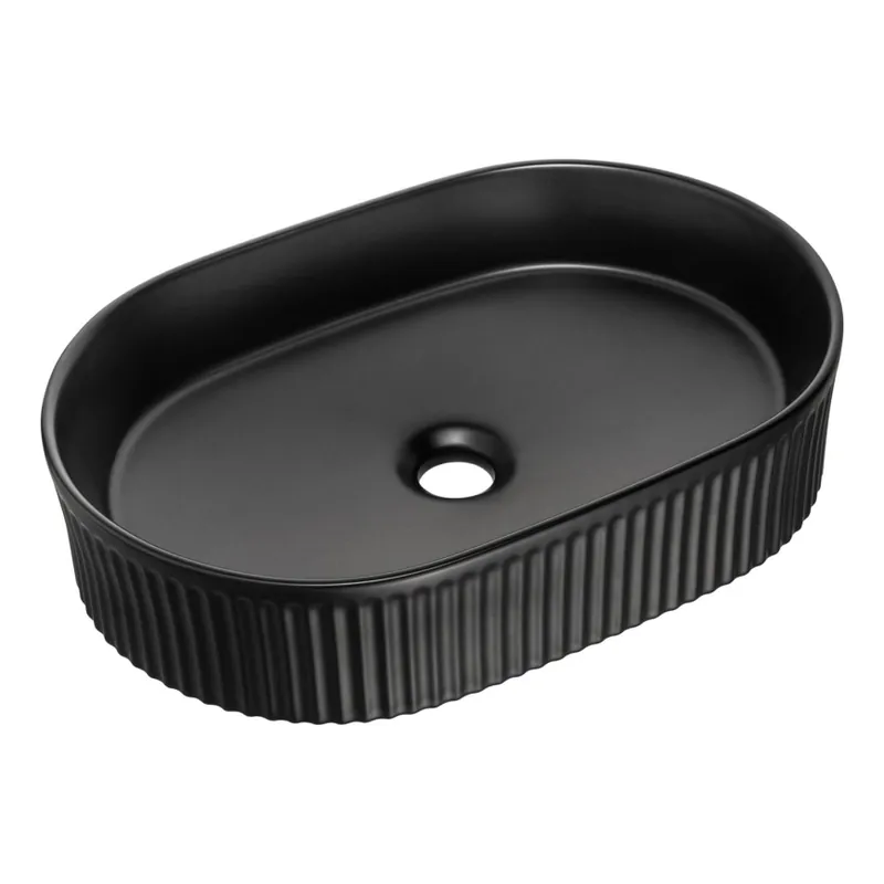 Zlevněný COMAD BEYOND 5 BLACK ( E-6564 ) - Umyvadlo na desku BEYOND 48x32,5 cm keramika/matná černá