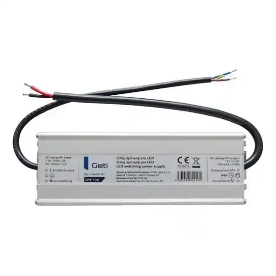 Nová Kolekce Napájecí zdroj spínaný pro LED pásky 120W/12V IP67