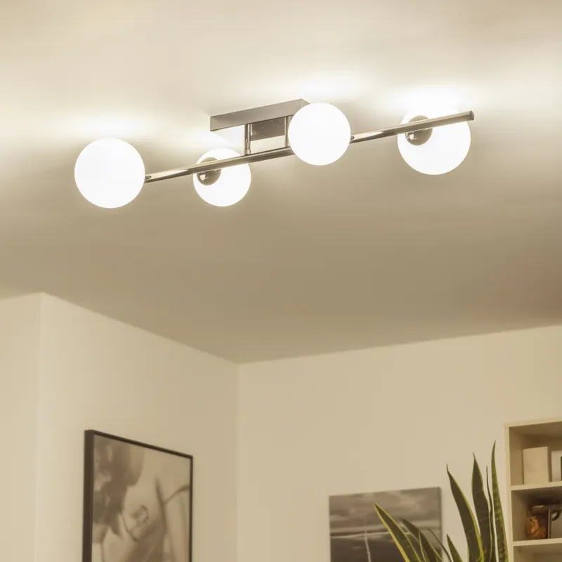Koupit Online Brilagi - LED Přisazený lustr MILLA 4xG9/3W/230V černý chrom/bílá