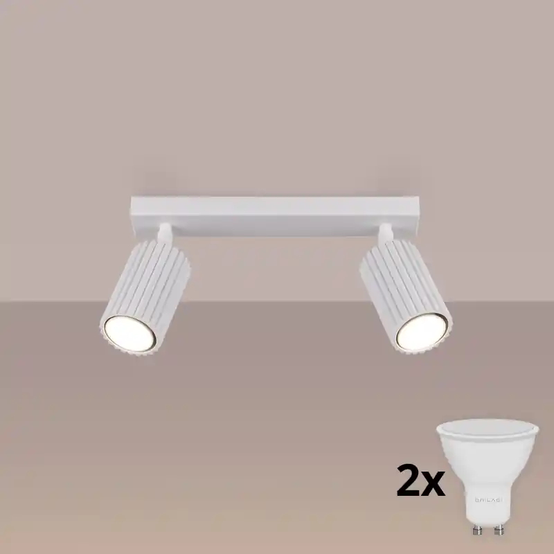 Nová Kolekce Brilagi - LED Bodové svítidlo CRESTO 2xGU10/10W/230V bílá