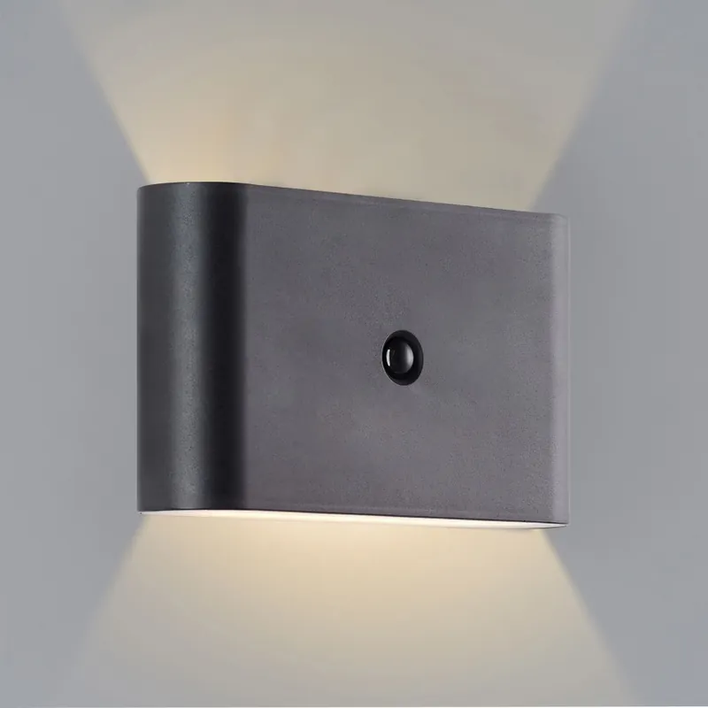 Nejprodávanější Brilliant - LED Venkovní nabíjecí nástěnné svítidlo se senzorem XINO LED/3W/5V 3600 mAh IP44 černá